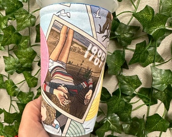 TS 1989 records eras tour iced coffee sleeve, swiftie accessories gift for girls, swiftie album drink cozy, ts 1989 drink sleeve, ts lover