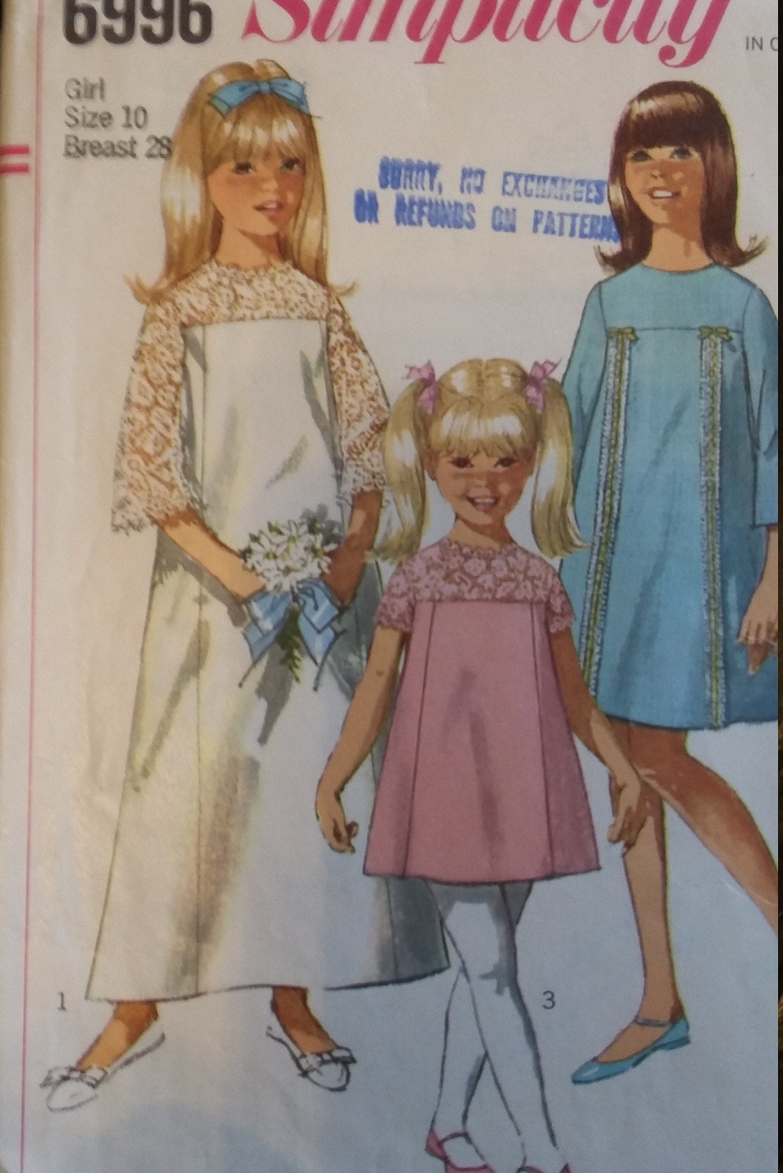 childrens bridesmaid dress patterns uk Children's Bridesmaid/flower Girl Dress Pattern by Style 2427
