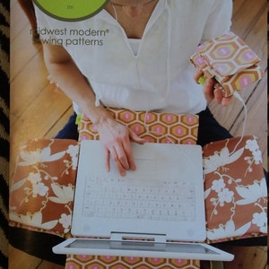AB035 Uncut Amy Butler, Laptop cover & MP3 Case,