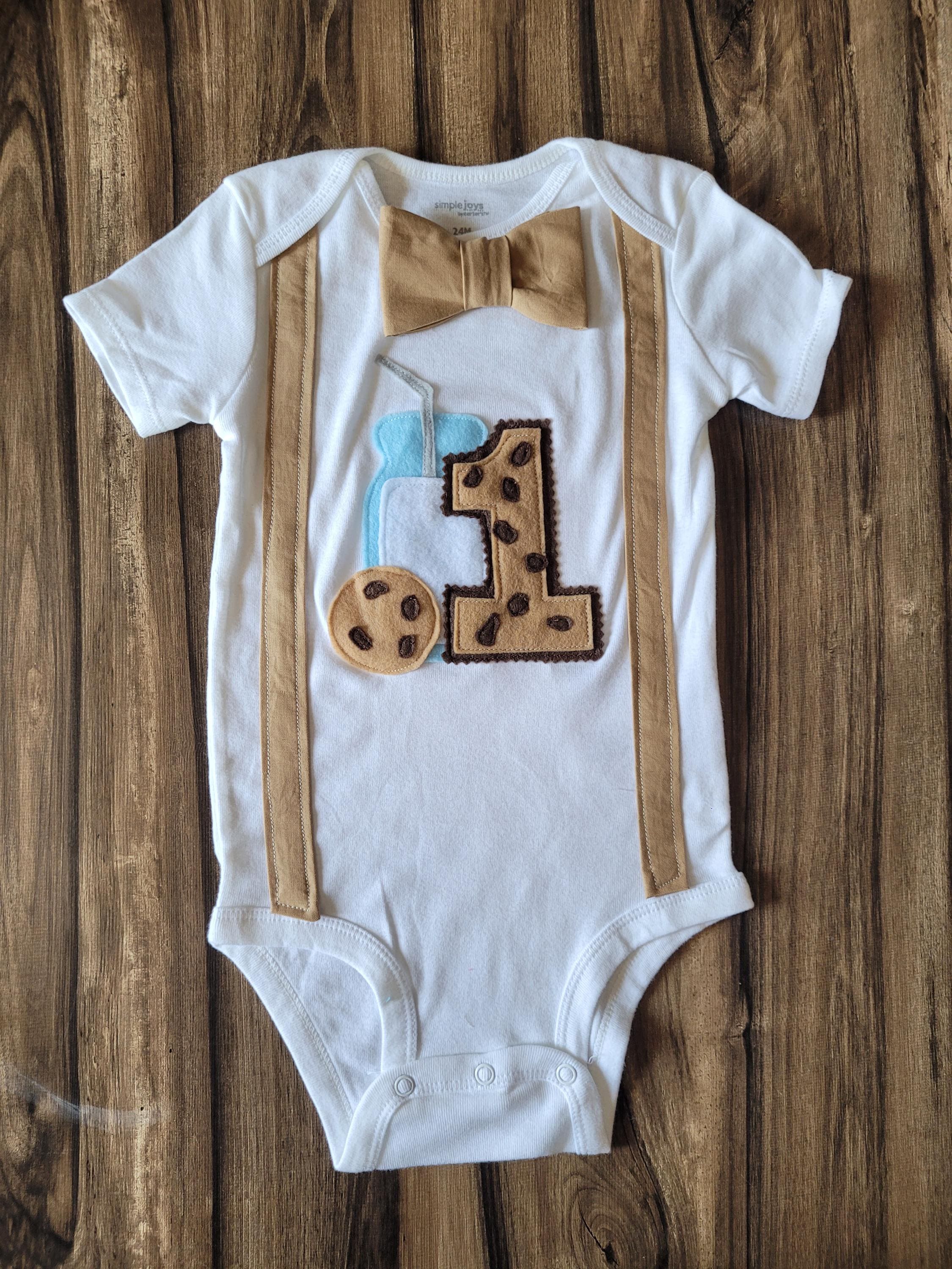 STORE CLOSING 7/31! One Sweet Boy | One Sweet Year | One Tough Cookie | Milk and Cookies | First Birthday | Birthday Cake Smash Outfit Boy