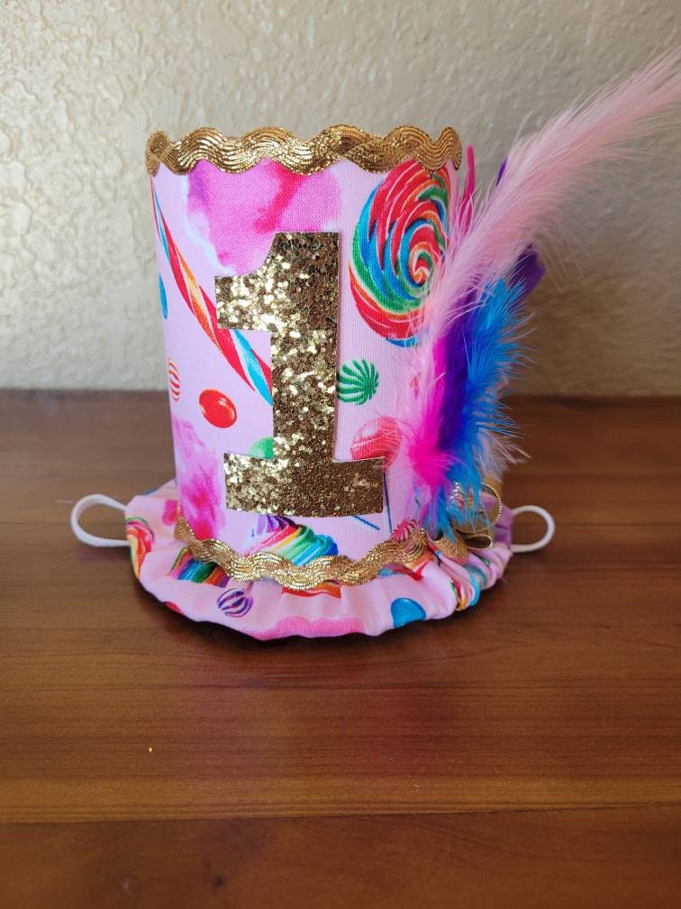 Sweet One Candyland Rainbow First Birthday Cake Smash Outfit