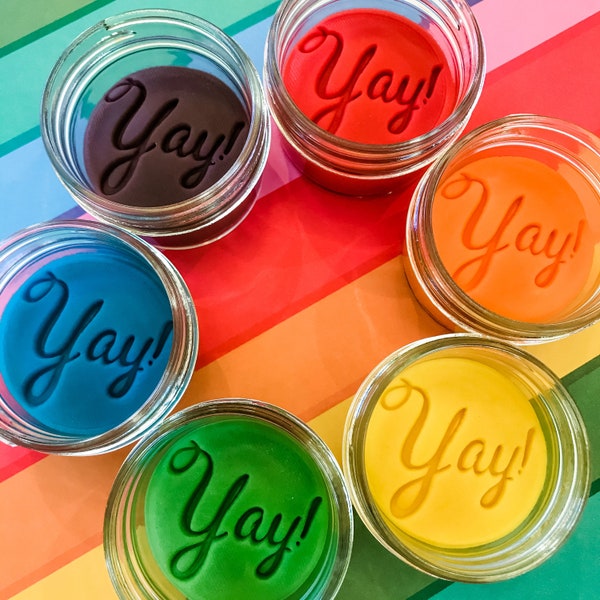 Mini Rainbow Play Dough Set