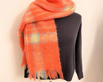 Vintage Mohair Shawl: Made in Scotland