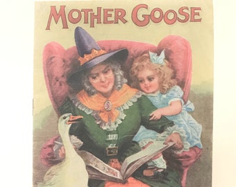 Antique Child's Book: 1911 Mother Goose by Sam Gabriel Sons & Company New York