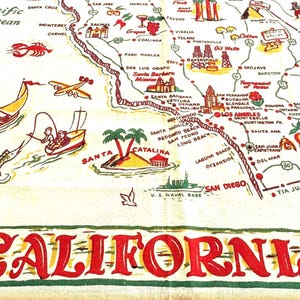 50s California Tablecloth