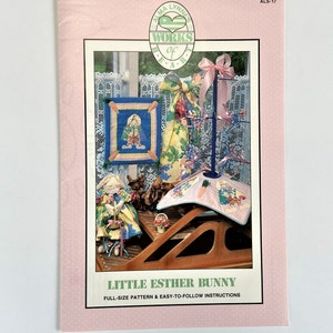 Vintage Bunny Pattern: &quot;Little Esther Bunny&quot; by Alma Lynne&#39;s Works of Heart