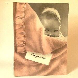 Babies Book: &quot;Congratulations&quot; 1943