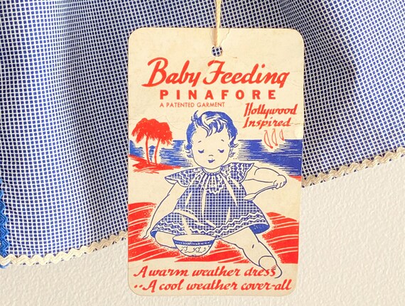 Vintage Baby Feeding Pinafore: NOS - image 2