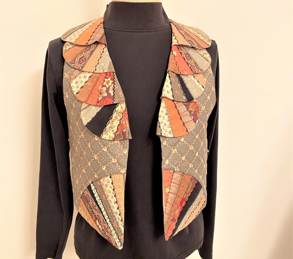 Quilted Vest: Handmade Vintage - image 1