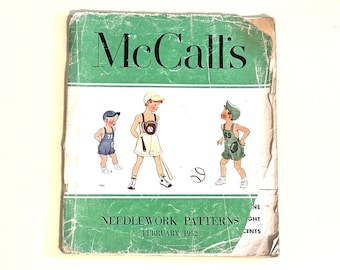 Pattern Catalog 1952 McCall's Needlework Patterns