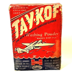 Vintage Soap "TAY-KOF" Washing Powder