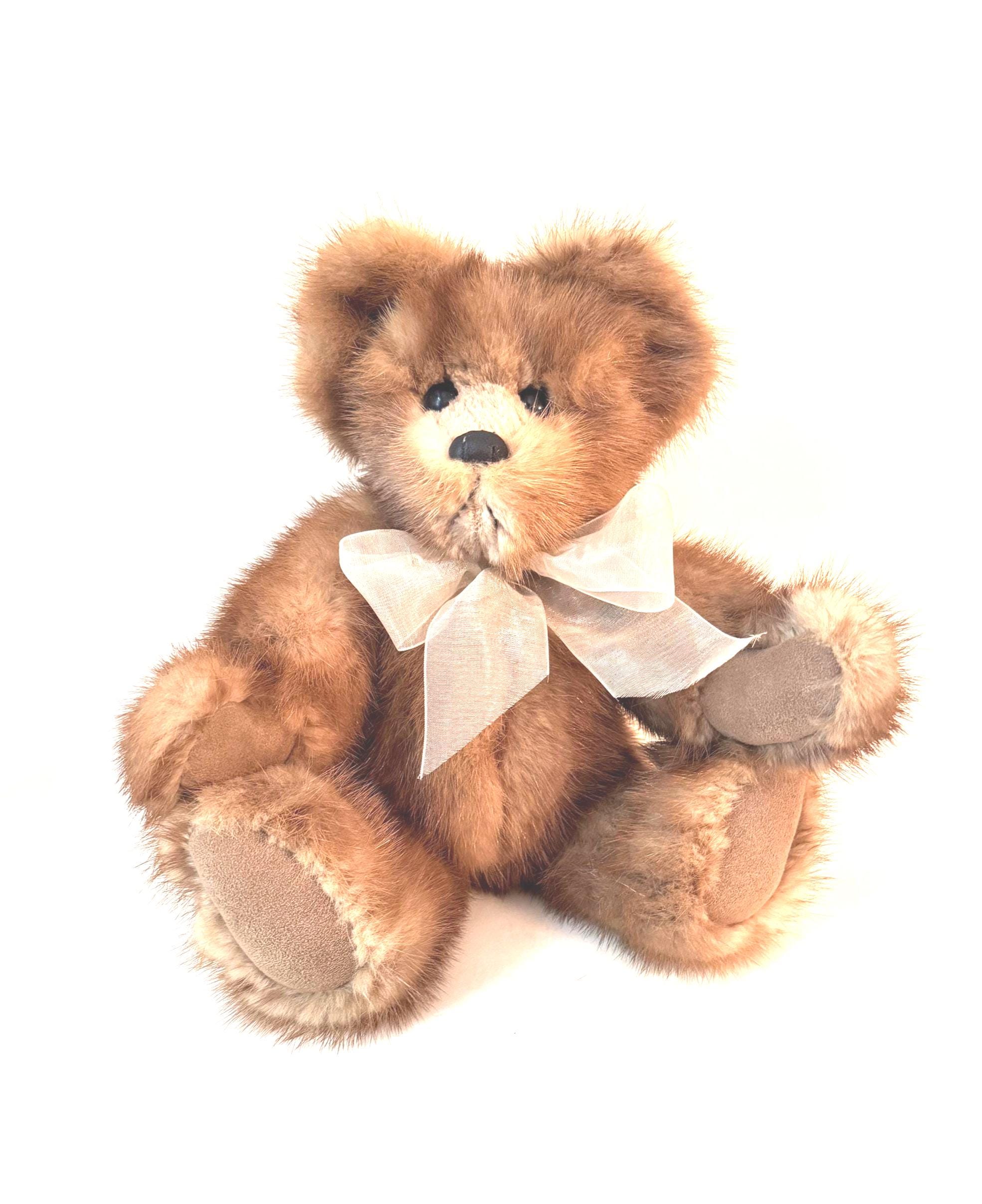 Mink Teddy Bear: Fully Jointed, Handmade - Etsy