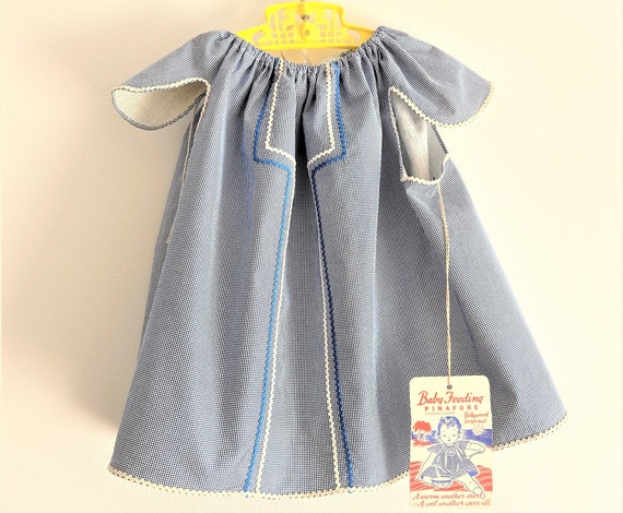 Vintage Baby Feeding Pinafore: NOS - image 1