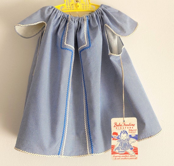 Vintage Baby Feeding Pinafore: NOS - image 8