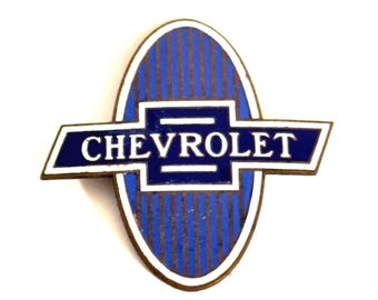 Plaque Script "Impala" Pour Chevrolet 1960 – Chrome, Arrière, état Occasion Mais Fonctionnel