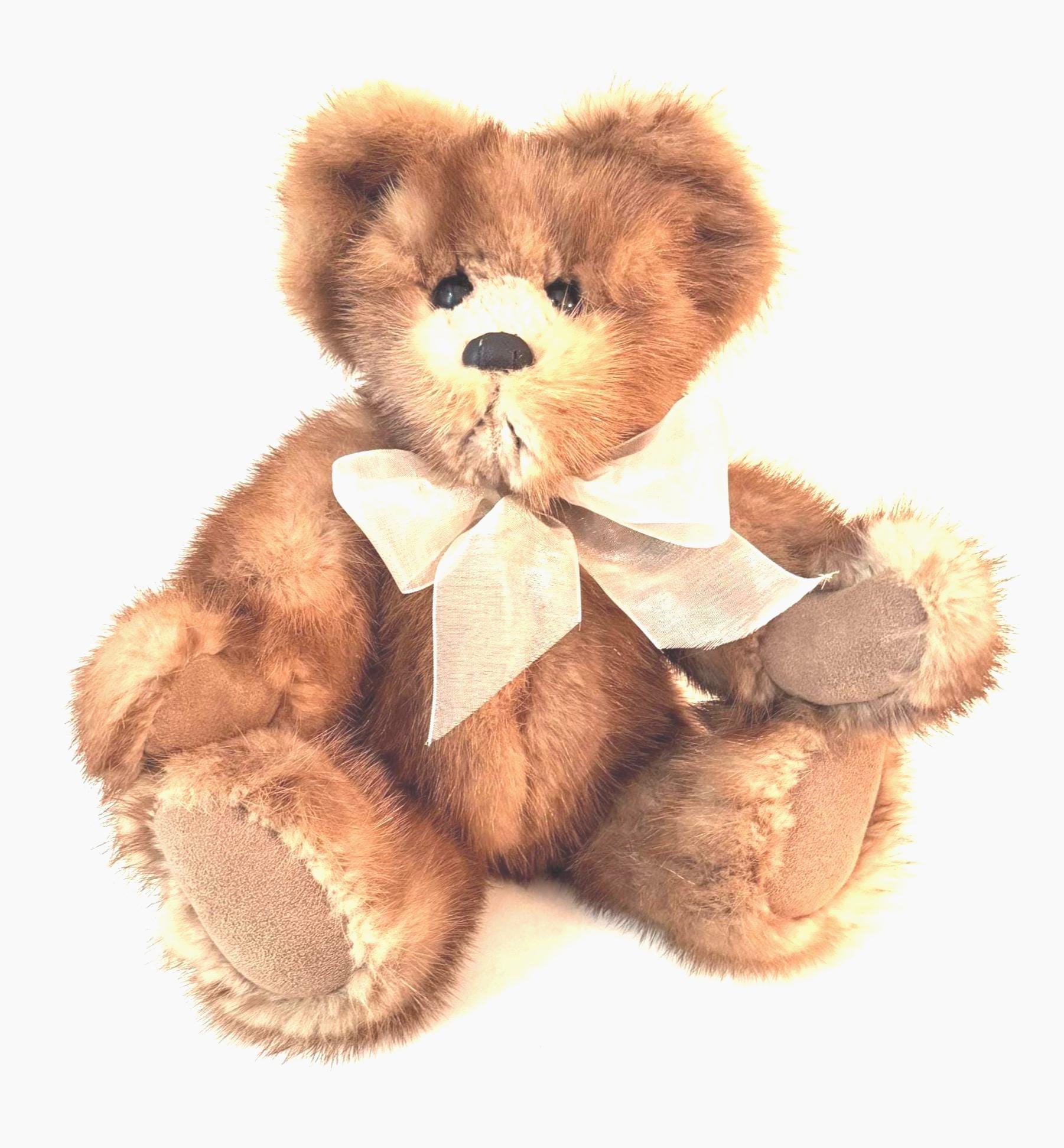 Mink Teddy Bear: Fully Jointed, Handmade - Etsy