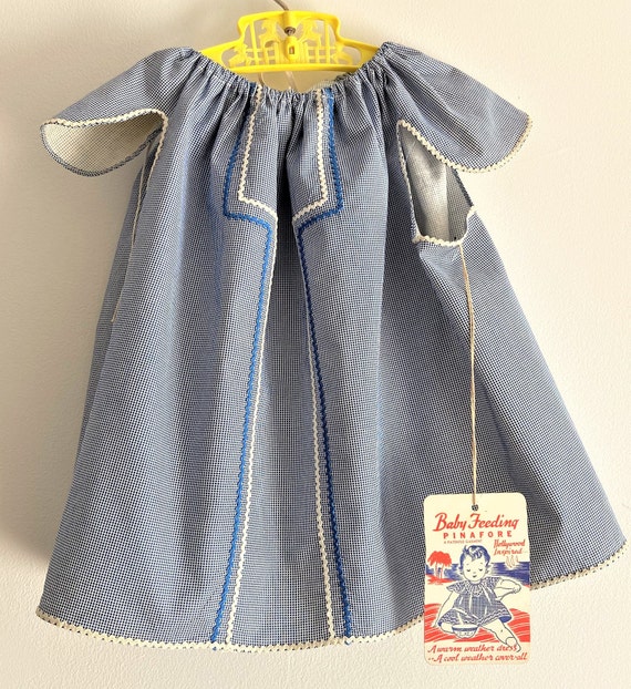 Vintage Baby Feeding Pinafore: NOS - image 9