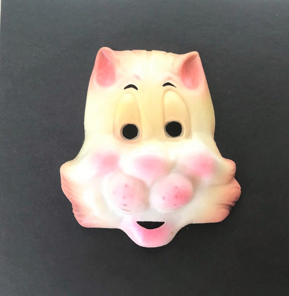 Vintage Cat Halloween Mask