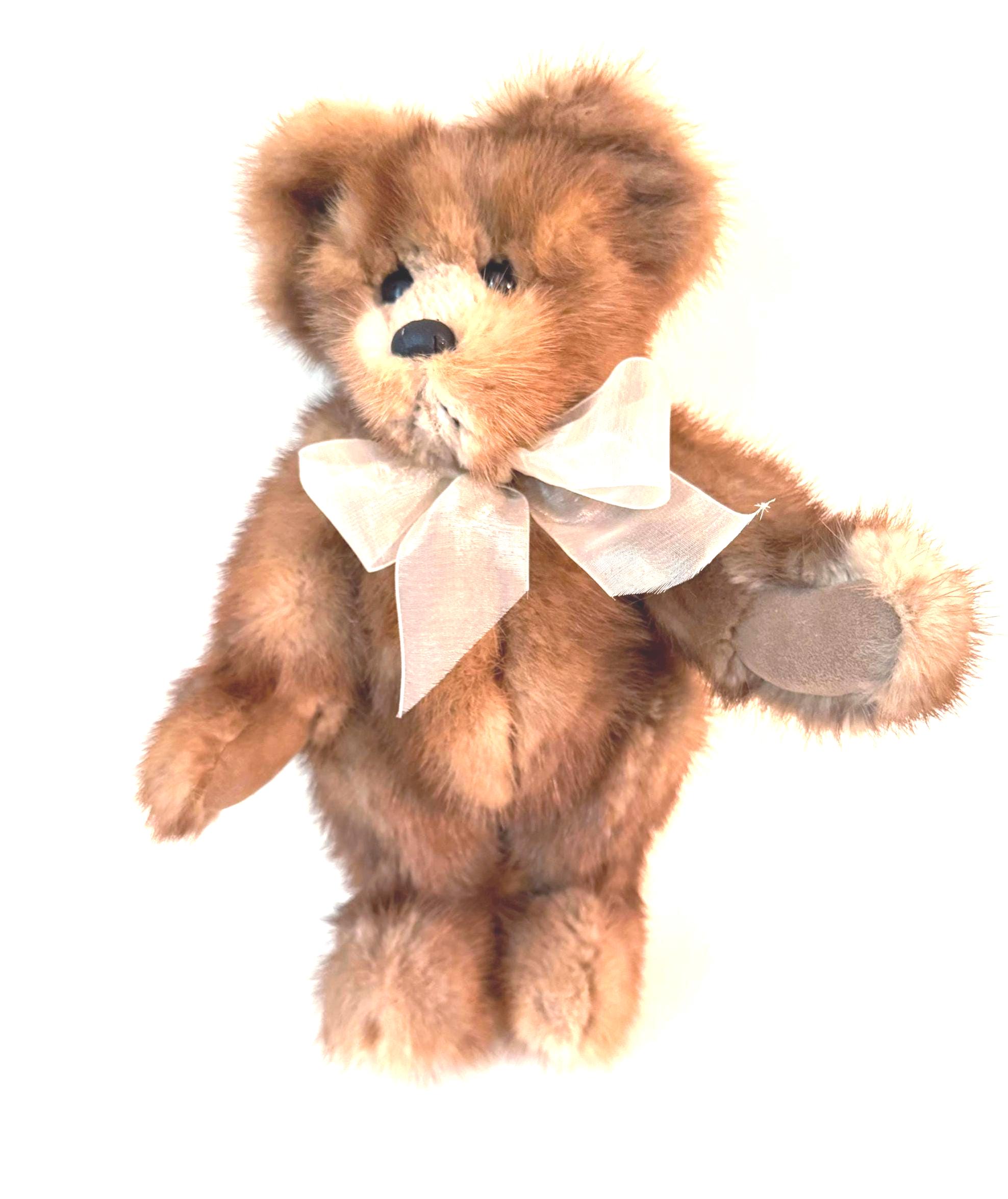 Mink Teddy Bear: Fully Jointed, Handmade - Etsy