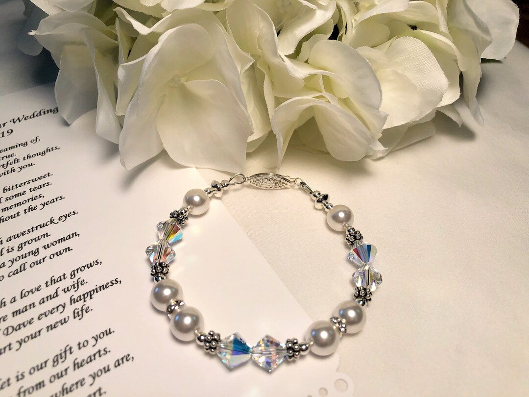 Wedding Bracelet and Personalized Poem or Note for Your Daughter, the ...
