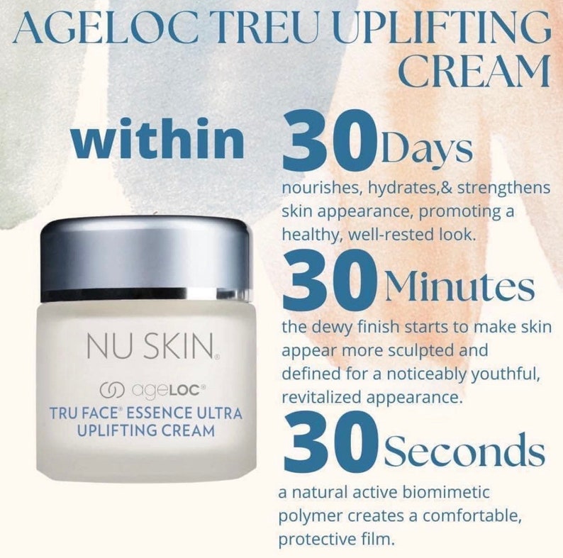 Ageloc Tru Face Essence Ultra Uplifting Cream Review Ageloc® Tru Face® Essence Ultra Uplifting Cream - Etsy