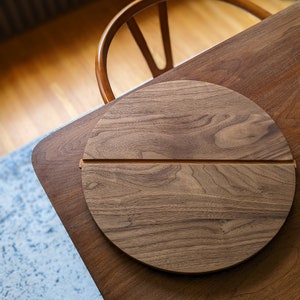 Lazy Susan Lady Suzanne Walnut Lazy Susan White Oak Lazy Susan Centerpiece Wood Lazy Susan Walnut