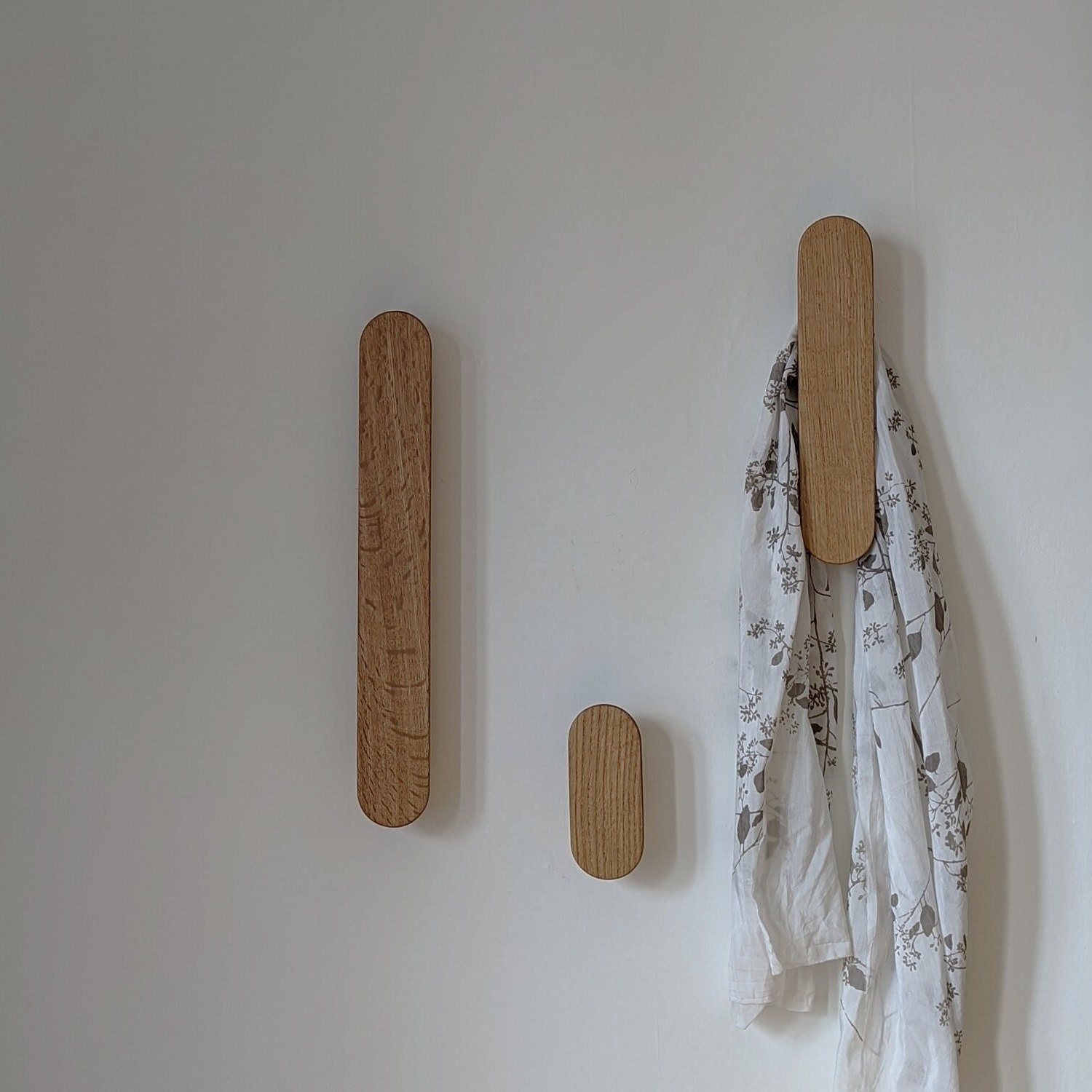 Bedroom Nordic Home Decor Hook Wall Hook Wood Robe Clothes Hanger
