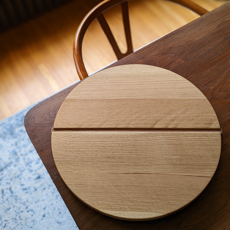 Lazy Susan Lady Suzanne Walnut Lazy Susan White Oak Lazy Susan Centerpiece Wood Lazy Susan White Oak