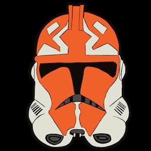 Ashoka clone helmet PNG