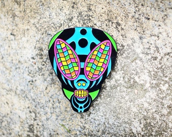 Blue Alien Head - Pretty Lights Basssnectar - HAT PIN