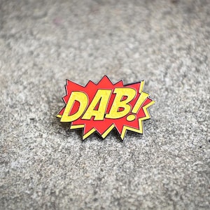 Dab! Comic Book POW!- HAT PIN