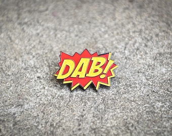 Dab! Comic Book POW!- HAT PIN