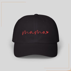 Mama Embroidered Hat, Mama Ballcap, Stylish Baseball Hat for Moms, Gift for Mother&#39;s Day, Gift for New Moms, Gift for Moms Birthday