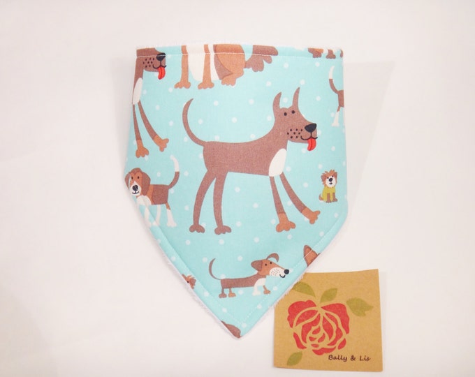 Baby Boy Bandana Bib Drool Bib Bandana Bib Dogs Bib Etsy