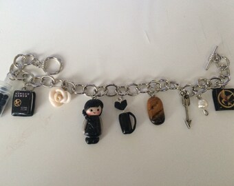 Hunger games charm bracelet