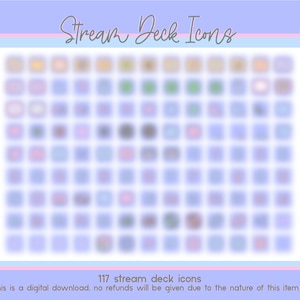 Stream Deck Icons Lilac Pastel Pink Twitch Deck Icons