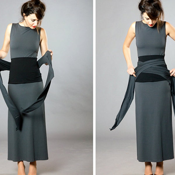 Bianca Rachele Obi Belt Black