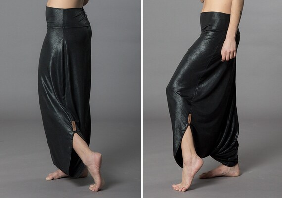 leather harem pants