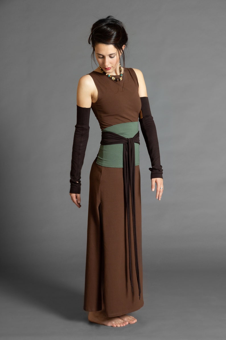 Olive & Brown. Dualcolor Obibelt for Women. Waist Belt Etsy