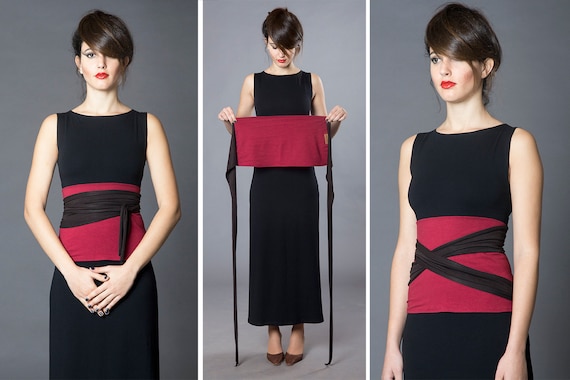 green emerald velvet dress Tan Italian Calf Leather Dress Belt main image 1