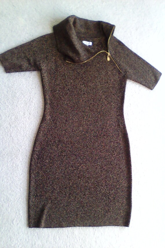 calvin klein sweater dress black