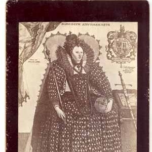 Victorian carte de visites photograph Queen Elizabeth England antique vintage engraving fashion royal