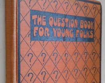 The Question Book Young Folks Goldsmith vintage children’s book educational home schooling