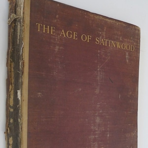 History English Furniture Age Satinwood 1908 Macquoid book antique design collecting home decor interior design
