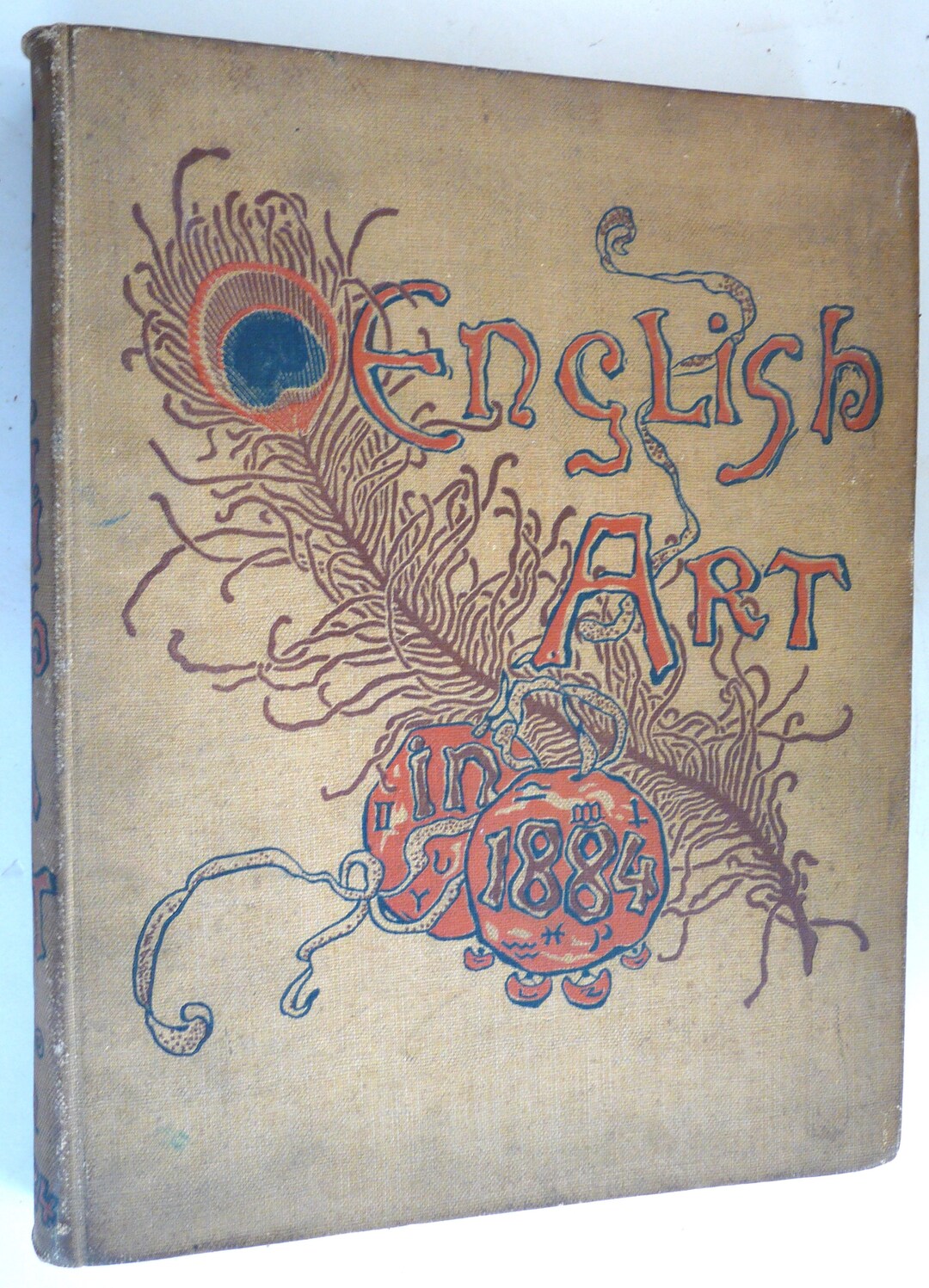 English Art 1884 Blackburn Antique Art Book Engravings Sketches Artists