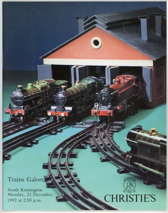 Trains Galore Christie's Auction Catalog 1992 Model Etsy