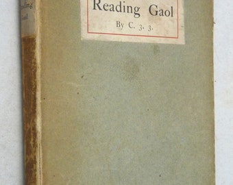 The Ballad of Reading Gaol by C.3.3. aka Oscar Wilde 1904 Brentano's Hardcover poetry prison religion