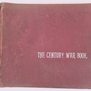 Century War Book History Civil War 1894 pictorial battles leaders aniquarian military US photography