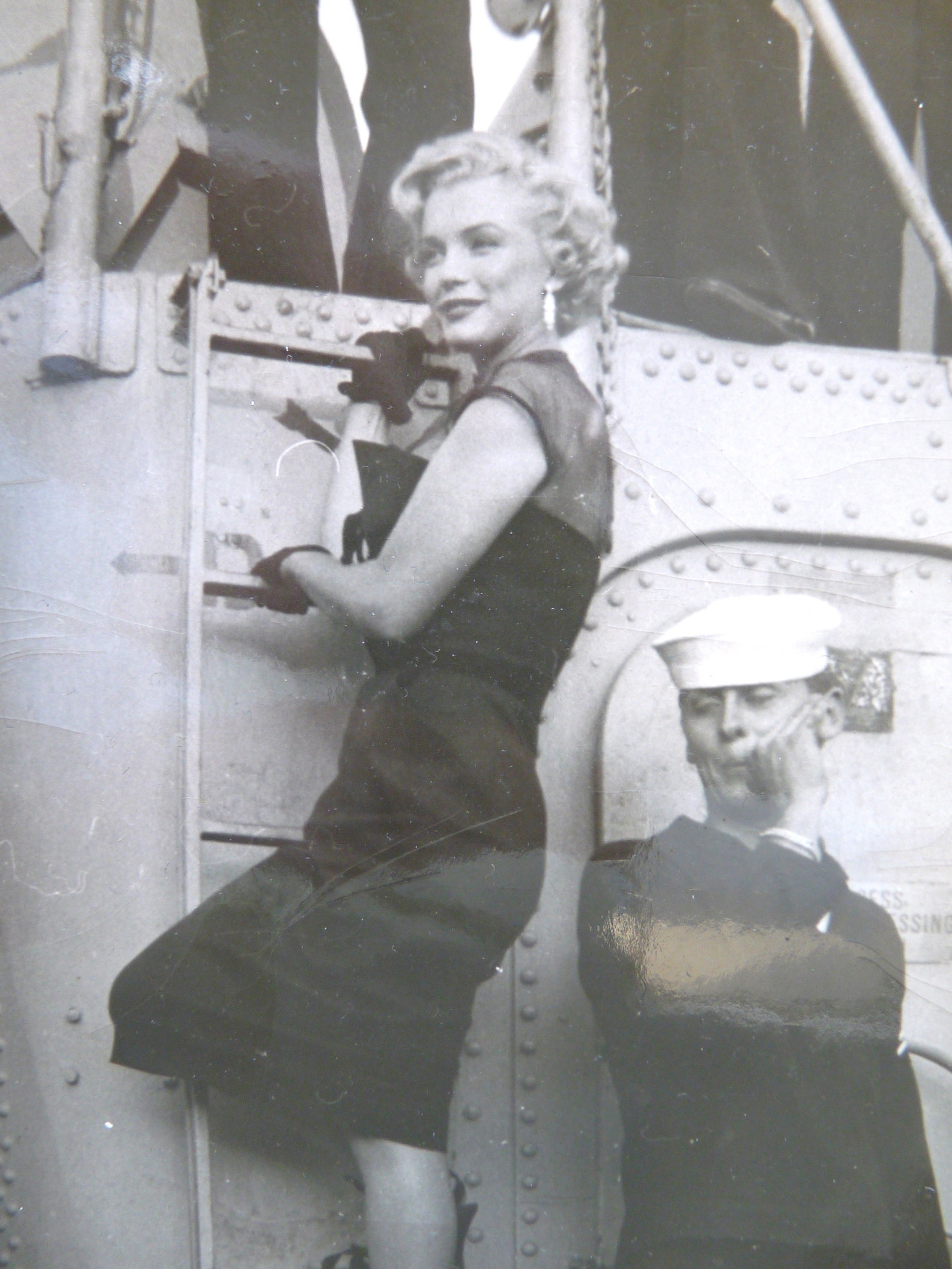 Marilyn Monroe Navy Real Photograph Ship Sailor Black White - Etsy UK