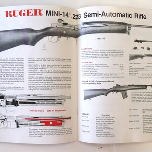 Ruger gouvernement Service produits 1982 catalogue vintages armes à feu militaires pistolet éphémères collection fusil image 2